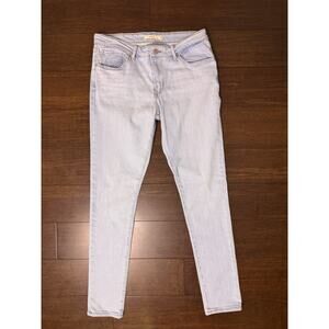 Levi’s 711 Skinny Jeans Womens 30 Blue Stretch Mid Rise Denim Pants
